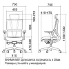Кресло Falto G2-PRO GTP11WAL-GY-BLGY (каркас белый, спинка серая, сидение серое)