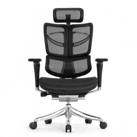 Кресло FALTO FLY 2 (динамичный подголовник, подлокотники 6D(360), сетка, черный)