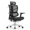 Кресло FALTO FLY 2 (динамичный подголовник, подлокотники 6D(360), сетка, черный)