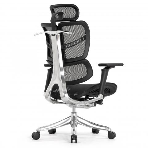 Кресло FALTO FLY 2 (динамичный подголовник, подлокотники 6D(360), сетка, черный)