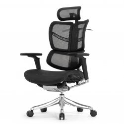 Кресло FALTO FLY 2 (динамичный подголовник, подлокотники 6D(360), сетка, черный)