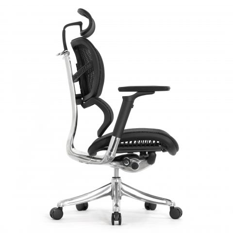 Кресло FALTO FLY 2 (динамичный подголовник, подлокотники 6D(360), сетка, черный)