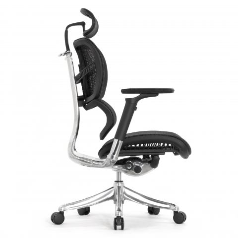 Кресло FALTO FLY 2 (динамичный подголовник, подлокотники 6D(360), сетка, черный)