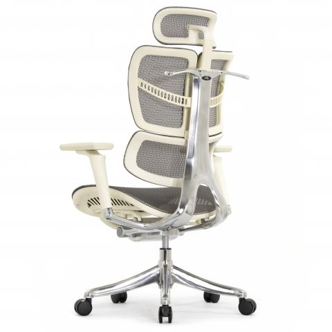 Кресло FALTO FLY 2 (динамичный подголовник, подлокотники 6D(360), сетка, светлый)