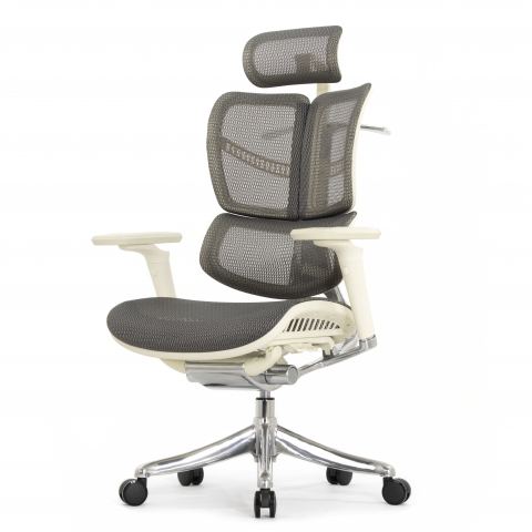 Кресло FALTO FLY 2 (динамичный подголовник, подлокотники 6D(360), сетка, светлый)