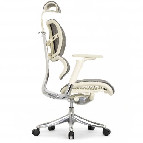 Кресло FALTO FLY 2 (динамичный подголовник, подлокотники 6D(360), сетка, светлый)