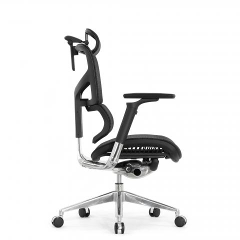 Кресло FALTO SAIL 2 (динамичный поясничный упор, подлокотникам 6D(360), сетка, черный)