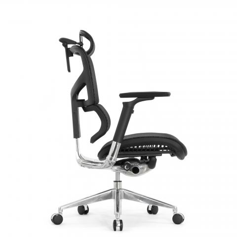 Кресло FALTO SAIL 2 (динамичный поясничный упор, подлокотникам 6D(360), сетка, черный)