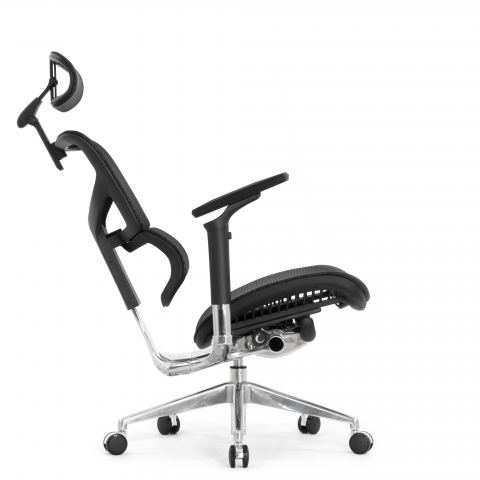 Кресло FALTO SAIL 2 (динамичный поясничный упор, подлокотникам 6D(360), сетка, черный)