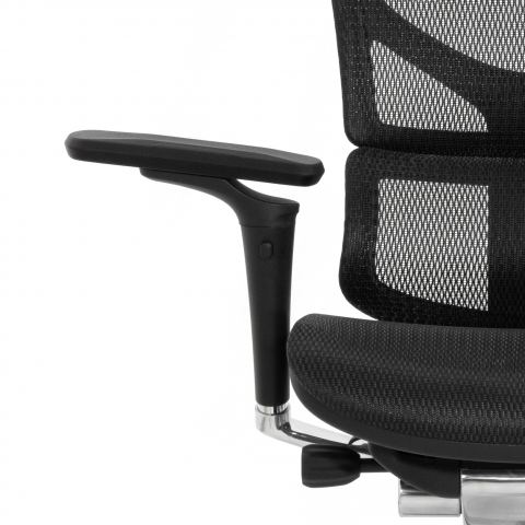 Кресло FALTO SAIL 2 (динамичный поясничный упор, подлокотникам 6D(360), сетка, черный)