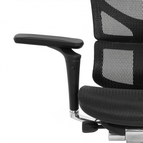 Кресло FALTO SAIL 2 (динамичный поясничный упор, подлокотникам 6D(360), сетка, черный)