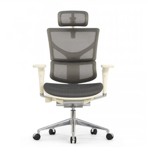 Кресло Expert 2 Sail HSAM 01-G (подлокотник 6D(360), подголовник 5D, сетка серая / каркас серый)