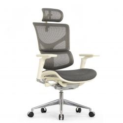 Кресло Expert 2 Sail HSAM 01-G (подлокотник 6D(360), подголовник 5D, сетка серая / каркас серый)