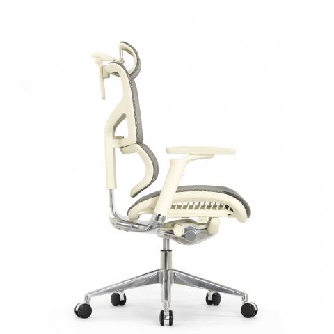 Кресло Expert 2 Sail HSAM 01-G (подлокотник 6D(360), подголовник 5D, сетка серая / каркас серый)