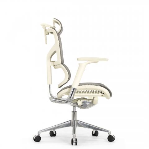 Кресло Expert 2 Sail HSAM 01-G (подлокотник 6D(360), подголовник 5D, сетка серая / каркас серый)