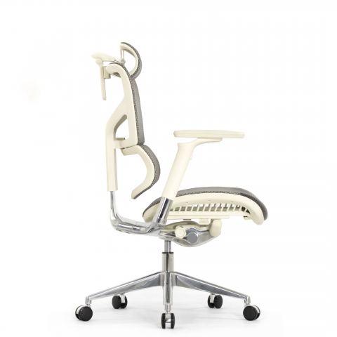 Кресло Expert 2 Sail HSAM 01-G (подлокотник 6D(360), подголовник 5D, сетка серая / каркас серый)