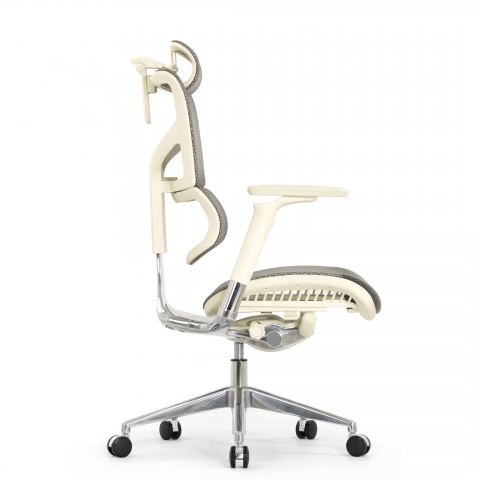 Кресло Expert 2 Sail HSAM 01-G (подлокотник 6D(360), подголовник 5D, сетка серая / каркас серый)