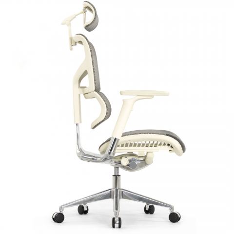 Кресло Expert 2 Sail HSAM 01-G (подлокотник 6D(360), подголовник 5D, сетка серая / каркас серый)