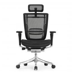 Кресло FALTO SPRING 2 (поясничный валик, подлокотники 6D(360), сетка, черный)