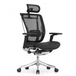 Кресло FALTO SPRING 2 (поясничный валик, подлокотники 6D(360), сетка, черный)