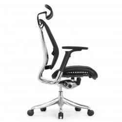 Кресло FALTO SPRING 2 (поясничный валик, подлокотники 6D(360), сетка, черный)