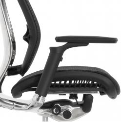 Кресло FALTO SPRING 2 (поясничный валик, подлокотники 6D(360), сетка, черный)