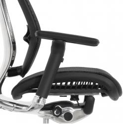 Кресло FALTO SPRING 2 (поясничный валик, подлокотники 6D(360), сетка, черный)