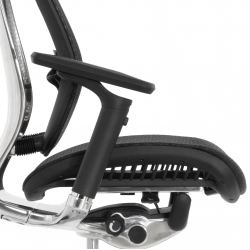 Кресло FALTO SPRING 2 (поясничный валик, подлокотники 6D(360), сетка, черный)