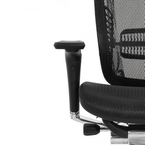 Кресло FALTO SPRING 2 (поясничный валик, подлокотники 6D(360), сетка, черный)