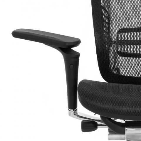 Кресло FALTO SPRING 2 (поясничный валик, подлокотники 6D(360), сетка, черный)