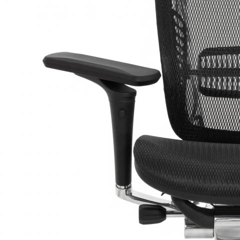 Кресло FALTO SPRING 2 (поясничный валик, подлокотники 6D(360), сетка, черный)