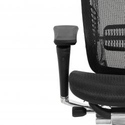 Кресло FALTO SPRING 2 (поясничный валик, подлокотники 6D(360), сетка, черный)