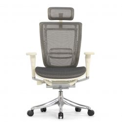 Кресло FALTO SPRING 2 (поясничный валик, подлокотники 6D(360),сетка, светлый)