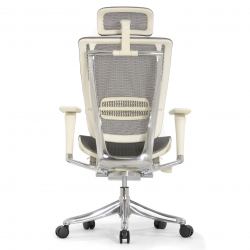 Кресло FALTO SPRING 2 (поясничный валик, подлокотники 6D(360),сетка, светлый)