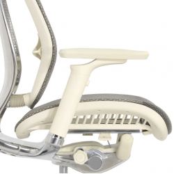 Кресло FALTO SPRING 2 (поясничный валик, подлокотники 6D(360),сетка, светлый)