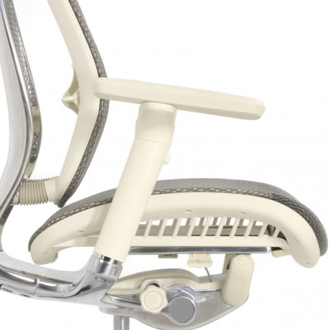 Кресло FALTO SPRING 2 (поясничный валик, подлокотники 6D(360),сетка, светлый)