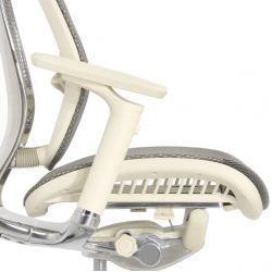 Кресло FALTO SPRING 2 (поясничный валик, подлокотники 6D(360),сетка, светлый)