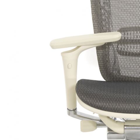 Кресло FALTO SPRING 2 (поясничный валик, подлокотники 6D(360),сетка, светлый)