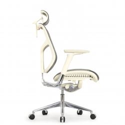 Кресло Expert 2 Star HSTM 01-G (подлокотник 6D(360), подголовник 5D, сетка серая / каркас светлый)