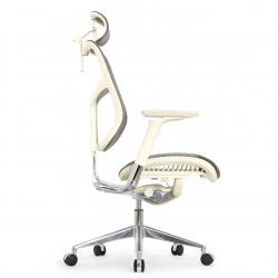 Кресло Expert 2 Star HSTM 01-G (подлокотник 6D(360), подголовник 5D, сетка серая / каркас светлый)