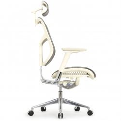 Кресло Expert 2 Star HSTM 01-G (подлокотник 6D(360), подголовник 5D, сетка серая / каркас светлый)