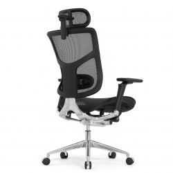 Кресло FALTO STAR ERGO 2 (3D поясничный упор, подлокотик 6D(360), сетка, черный)