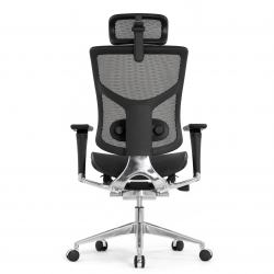 Кресло FALTO STAR ERGO 2 (3D поясничный упор, подлокотик 6D(360), сетка, черный)