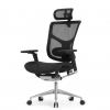 Кресло FALTO STAR ERGO 2 (3D поясничный упор, подлокотик 6D(360), сетка, черный)