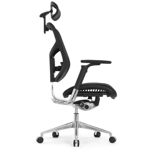 Кресло FALTO STAR ERGO 2 (3D поясничный упор, подлокотик 6D(360), сетка, черный)