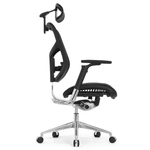 Кресло FALTO STAR ERGO 2 (3D поясничный упор, подлокотик 6D(360), сетка, черный)
