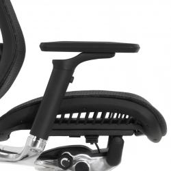 Кресло FALTO STAR ERGO 2 (3D поясничный упор, подлокотик 6D(360), сетка, черный)