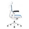 Кресло Expert VISION VIM01-W-Т-04 (каркас белый / сетка голубая)