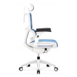 Кресло Expert VISION VIM01-W-Т-04 (каркас белый / сетка голубая)