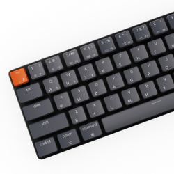 Беспроводная механическая ультратонкая клавиатура Keychron K7, 68 клавиши, RGB подсветка, Red Switch (K7-E1Z)